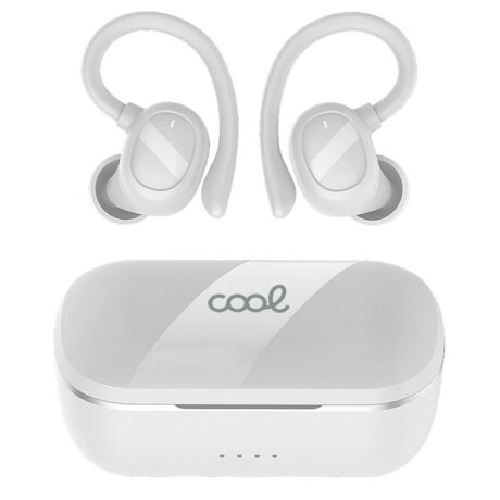 Auriculares Stereo Bluetooth Earbuds Sem Fios Fit Sport (Branco) - COOL