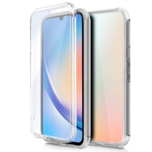 Capa Silicone 3D Frontal/Traseira p/ Samsung A346 Galaxy A34 5G (Transparente) - COOL