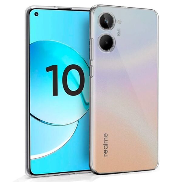 Capa Silicone p/ Realme 10 (Transparente) - COOL