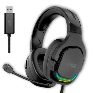 Auriculares Stereo PC / PS4 / PS5 / Xbox Gaming Led RGB COOL Tuned USB 7.1 - COOL