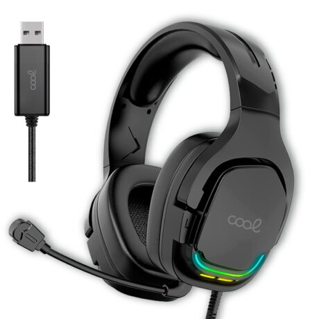 Auriculares Stereo PC / PS4 / PS5 / Xbox Gaming Led RGB COOL Tuned USB 7.1 - COOL