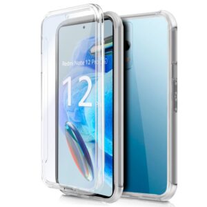 Capa Silicone 3D Frontal/Traseira p/ Xiaomi Redmi Note 12 Pro 5G (Transparente) - COOL