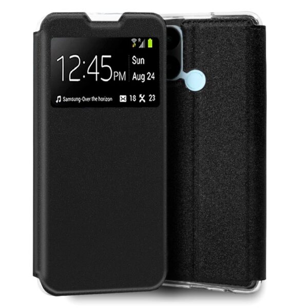 Capa Flip Cover p/ Xiaomi Redmi A1 Plus / A2 Plus (Preto) - COOL