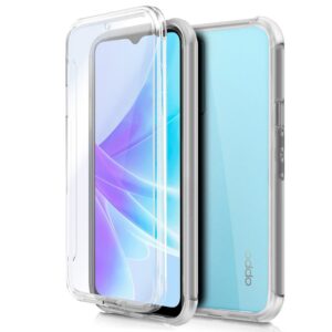 Capa Silicone 3D Frontal/Traseira p/ Oppo A57s / A77 5G / Realme Narzo 50 5G (Transparente) - COOL