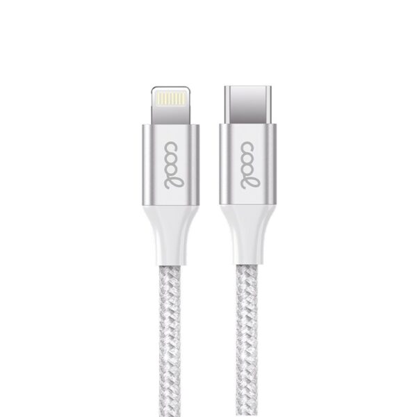 Cabo USB Nylon Universal Tipo C - Lightning 1.2m - COOL