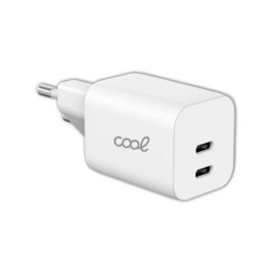 Carregador Universal PD 2x Tipo-C 35W (Branco) - COOL