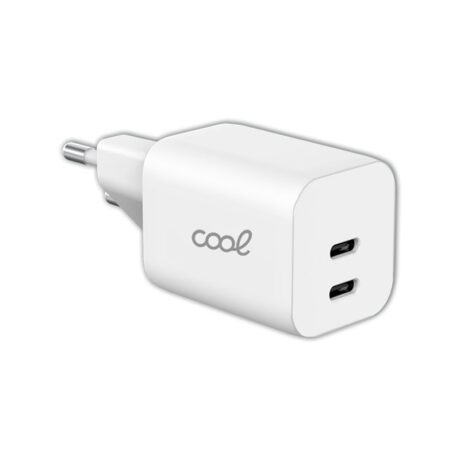 Carregador Universal PD 2x Tipo-C 35W (Branco) - COOL