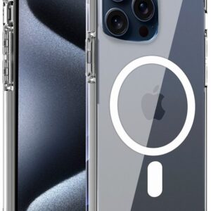 Capa p/ iPhone 15 Pro Magn?tica (Transparente) - COOL