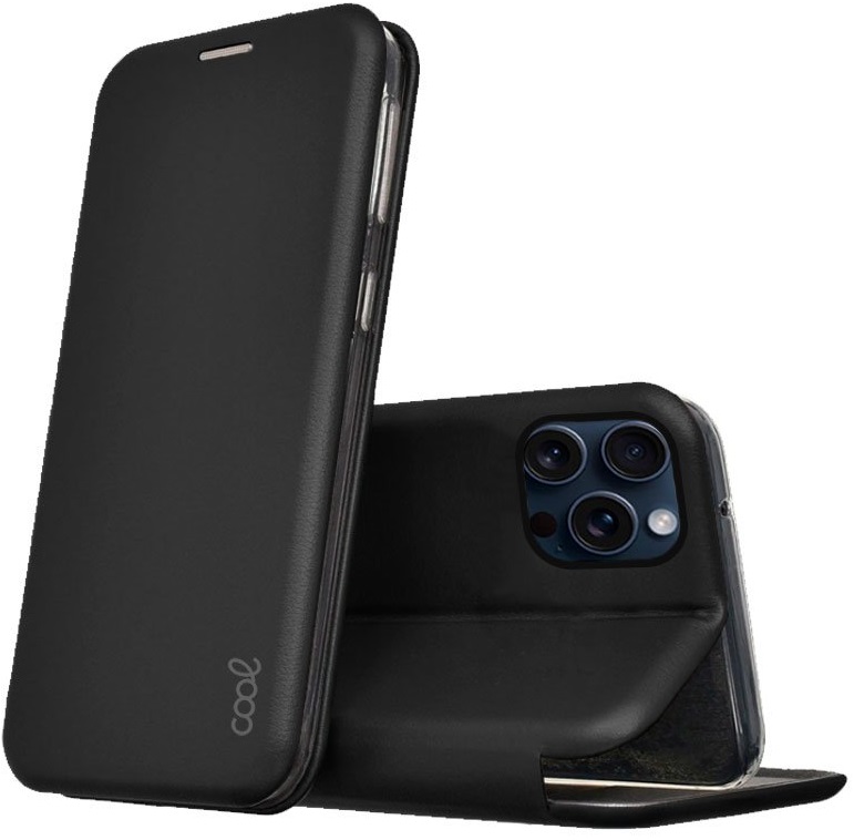 Capa p/ iPhone 15 Pro (Elegance Preto) - COOL