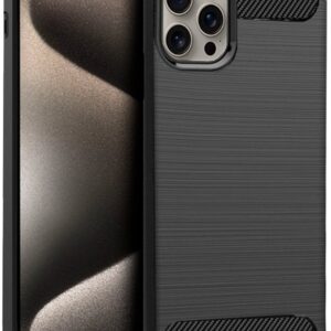 Capa p/ iPhone 15 Pro Max (Preto Carbono) - COOL