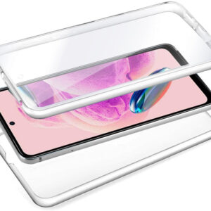 Capa Silicone 3D Frontal + Traseira p/ Xiaomi Redmi Note 12S (Transparente) - COOL