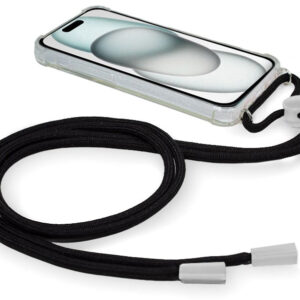 Capa p/ iPhone 15 Cord?o (Preto) - COOL
