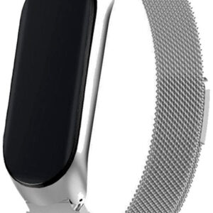 Correia p/ Xiaomi Smart Band 8 Metal (Prata) - COOL