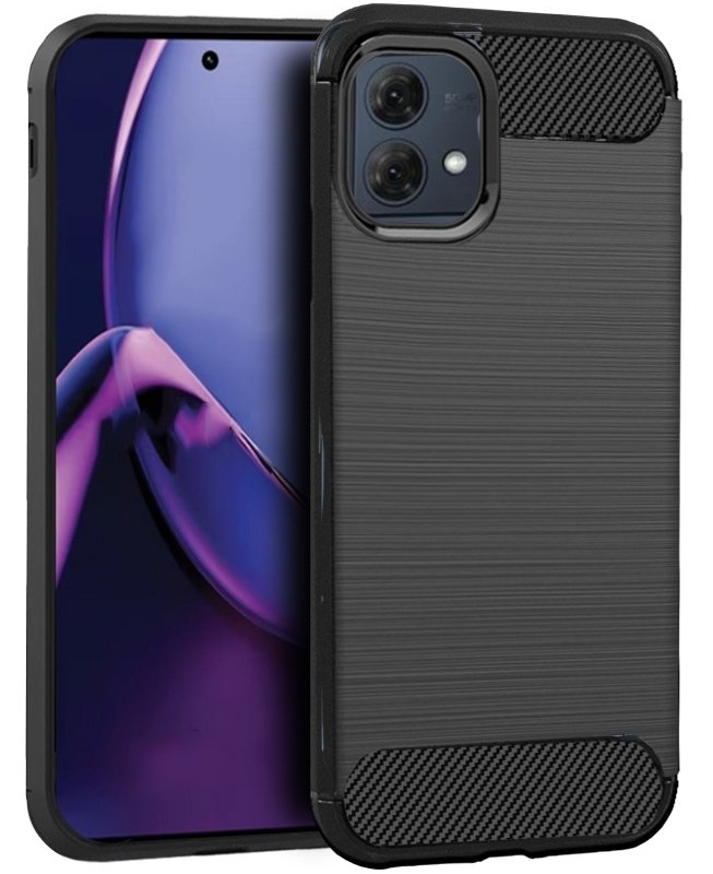 Capa p/ Motorola Moto G84 5G Carbono (Preto) - COOL