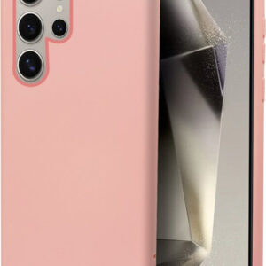 Capa de Silicone p/ Samsung Galaxy S24 Ultra (Rosa) - COOL