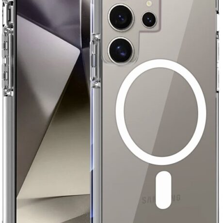 Capa Magnética p/ Samsung Galaxy S24 Ultra (Transparente) - COOL
