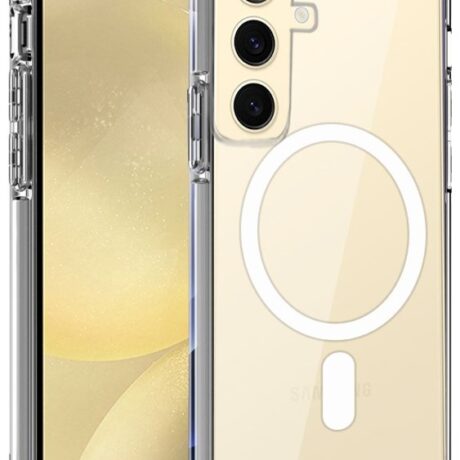 Capa Magnética p/ Samsung Galaxy S24 Plus / S25 Plus (Transparente) - COOL