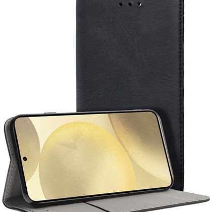 Capa Flip Cover p/ Samsung Galaxy S24 Plus / S25 Plus (Preto) - COOL
