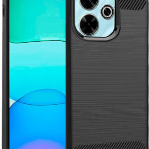 Capa p/ Xiaomi Redmi 13 / Poco M6 Carbono (Preto) - COOL