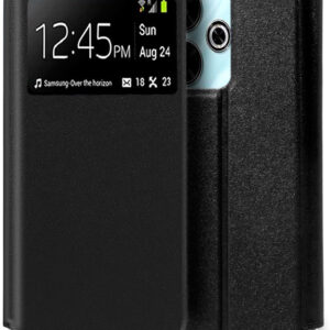 Capa Flip p/ Xiaomi Redmi 13 / Poco M6 (Preto) - COOL