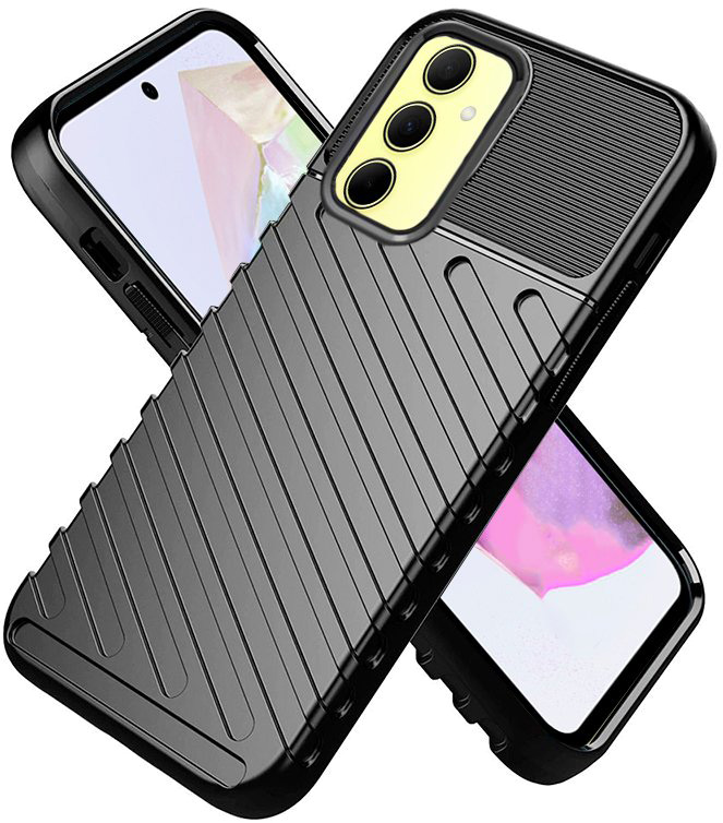 Capa p/ Samsung A356 Galaxy A35 5G Thunder (Preto) - COOL