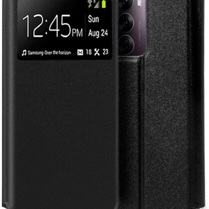 Capa Flip p/ Oppo Reno 12 Pro 5G (Preto) - COOL