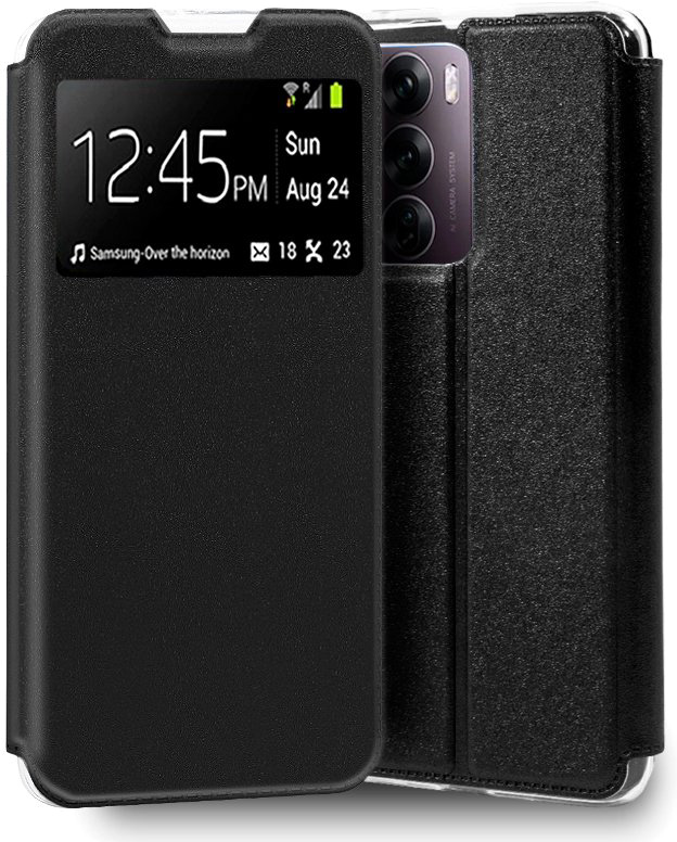 Capa Flip p/ Oppo Reno 12 Pro 5G (Preto) - COOL