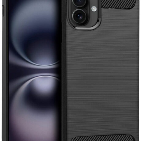 Capa p/ iPhone 16 Carbono (Preto) - COOL