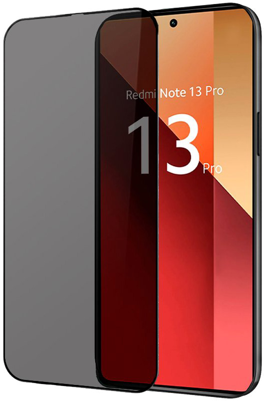 Película de Vidro Temp. Privacidade p/Xiaomi Redmi Note 13 Pro / Note 13 Pro 5G / Poco M6 Pro - COOL