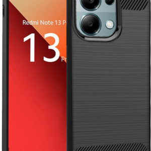 Capa p/ Xiaomi Redmi Note 13 Pro / Poco M6 Pro Carbono (Preto) - COOL