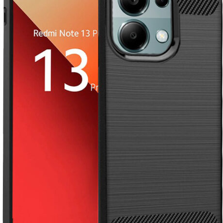 Capa p/ Xiaomi Redmi Note 13 Pro / Poco M6 Pro Carbono (Preto) - COOL