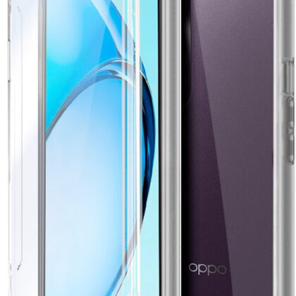 Capa Silicone 3D p/ Oppo A60 (Transparente Frontal + Traseira) - COOL