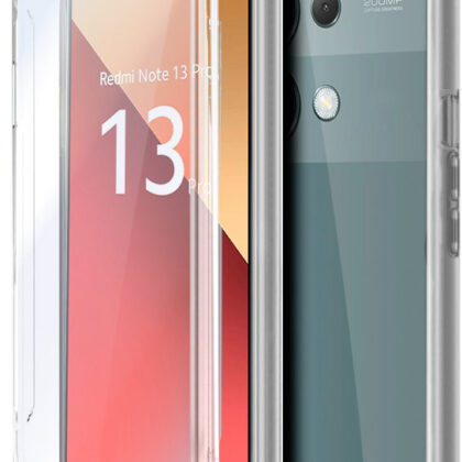 Capa Silicone 3D p/ Xiaomi Redmi Note 13 Pro / Poco M6 Pro (Transparente Frontal + Traseira) - COOL