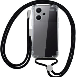 Capa p/ Xiaomi Redmi Note 13 Pro Plus 5G c/ Cordão (Preto) – COOL