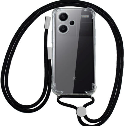 Capa p/ Xiaomi Redmi Note 13 Pro Plus 5G c/ Cordão (Preto) - COOL