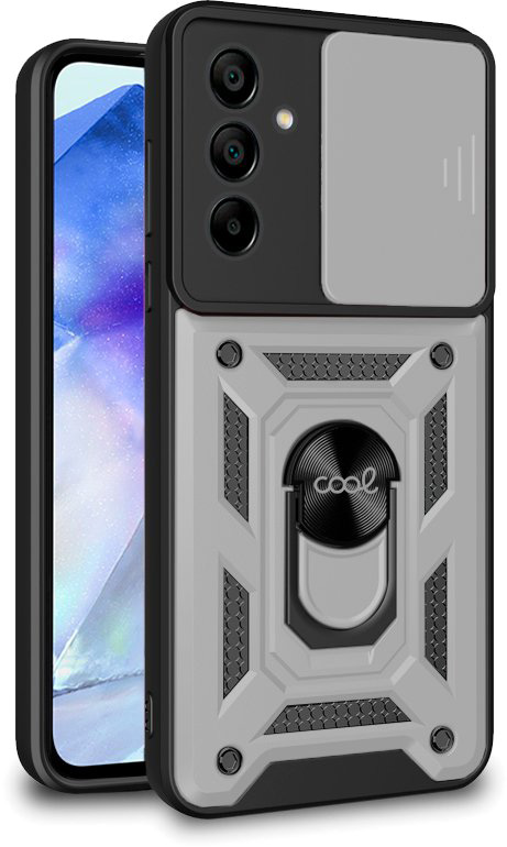 Capa p/ Samsung A556 Galaxy A55 5G Hard Ring (Prata) - COOL