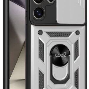 Capa p/ Samsung S928 Galaxy S24 Ultra Hard Ring (Prata) - COOL