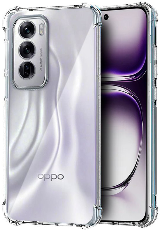 Capa p/ Oppo Reno 12 5G AntiShock (Transparente) - COOL