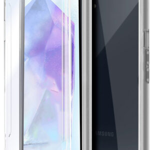 Capa Silicone 3D p/ Samsung A556 Galaxy A55 5G (Transparente Frontal + Traseira) - COOL