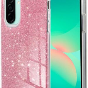 Capa Glitter p/ Samsung Galaxy A26 5G (Rosa) - COOL