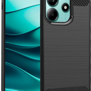 Capa p/ Xiaomi Redmi Note 14 5G Carbono Preto - COOL