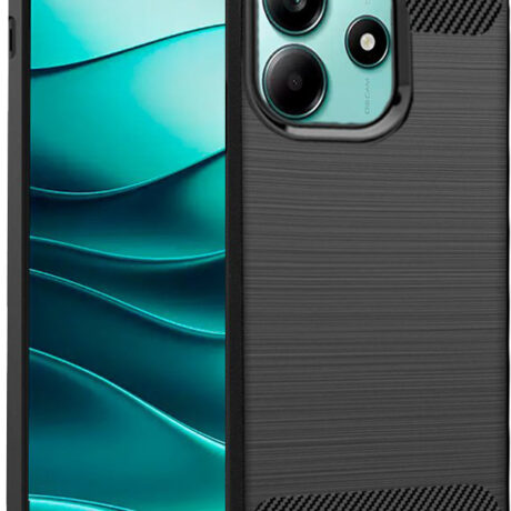 Capa p/ Xiaomi Redmi Note 14 5G Carbono Preto - COOL