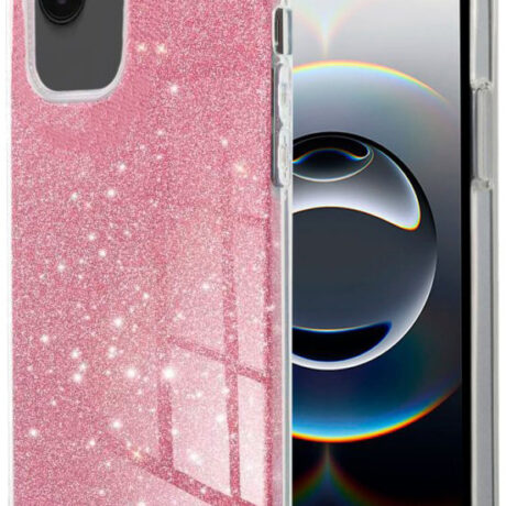 Capa p/ iPhone 16e Glitter Rosa - COOL