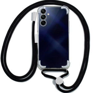 Capa p/ Samsung A155 Galaxy A15 / A15 5G / M15 5G Cordão Preto - COOL