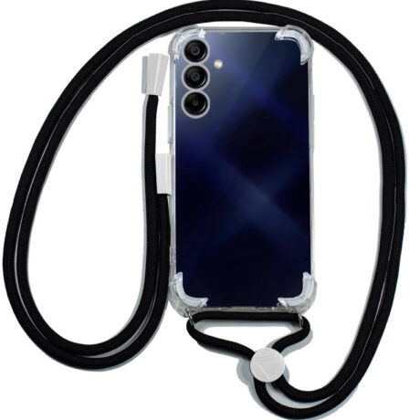 Capa p/ Samsung A155 Galaxy A15 / A15 5G / M15 5G Cordão Preto - COOL