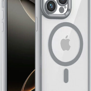 Capa p/ iPhone 16 Pro Magn?tica Borde Prata - COOL