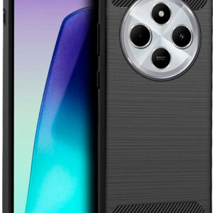 Capa p/ Xiaomi Redmi 14C / Poco C75 Carbono Preto - COOL