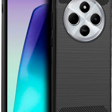 Capa p/ Xiaomi Redmi 14C / Poco C75 Carbono Preto - COOL
