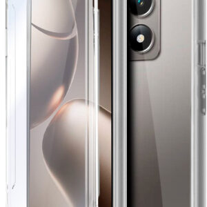 Capa de Silicone 3D para Xiaomi 14T Pro (transparente frente + verso) - COOL