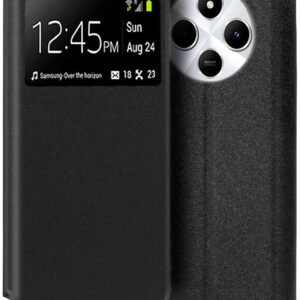 Capa Flip Cover p/ Xiaomi Redmi 14C / Poco C75 Preto - COOL